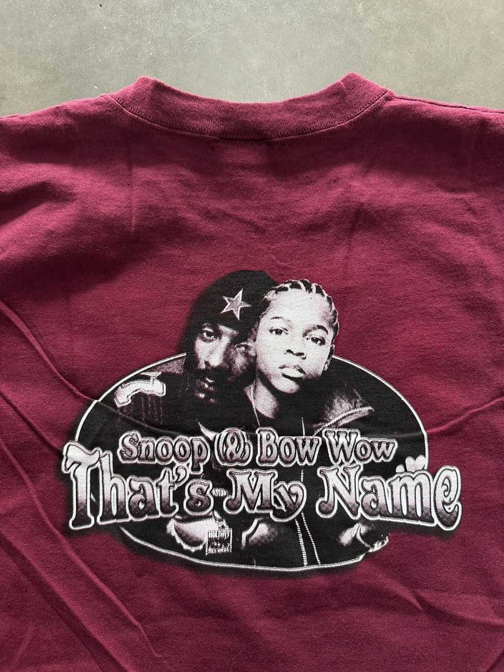 Rap Tees × Vintage Vintage Snoop Dog Bow Wow 2000… - image 2