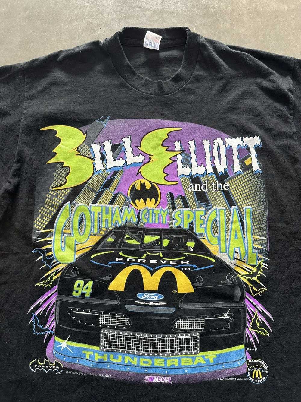 NASCAR × Vintage Vintage Bill Elliot Gotham City … - image 1