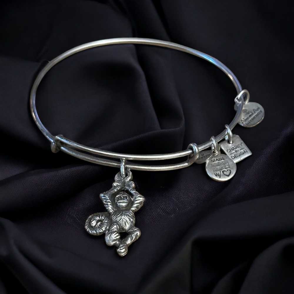 Other Alex and Ani monkey adjustable bangle charm… - image 1