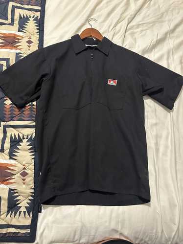 Ben Davis Ben Davis Half Zip Short Sleeve Work Shi