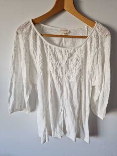 Vintage Meadow Rue Womens S Small Blouse Top Embro