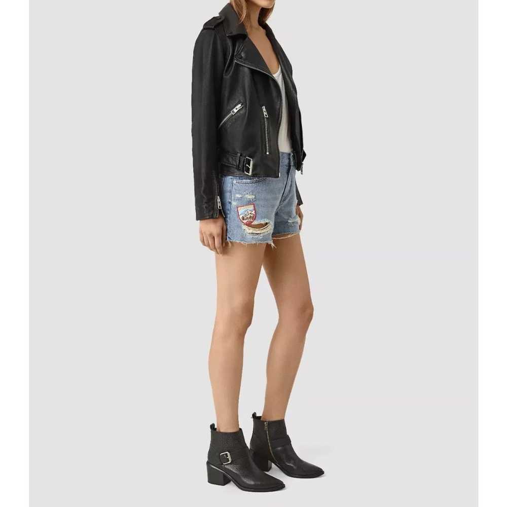 Allsaints allsaints kate distressed patches short… - image 11