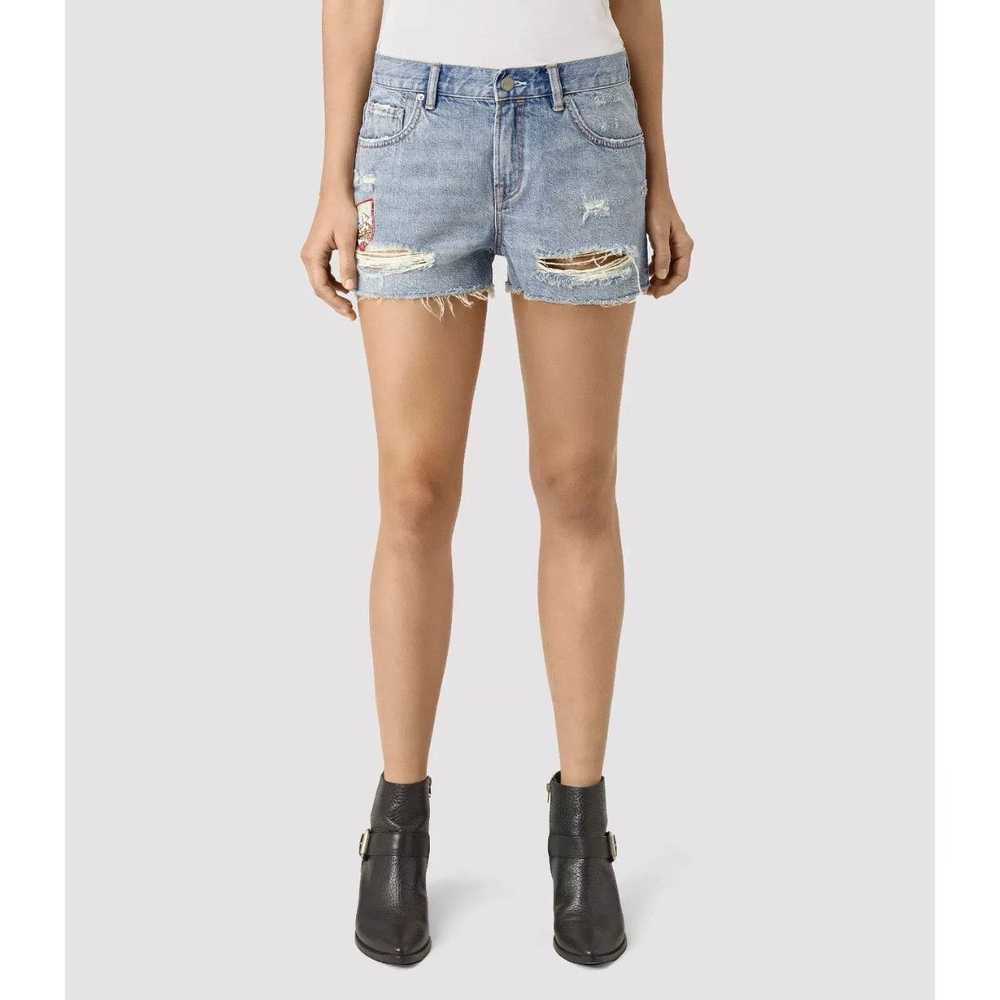 Allsaints allsaints kate distressed patches short… - image 9