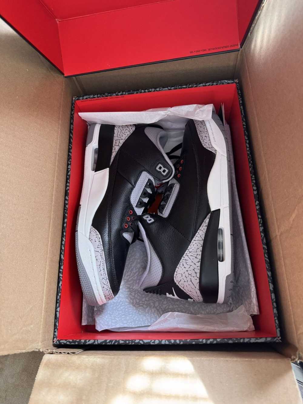 Jordan Brand × Nike Air Jordan 3 Retro Black Ceme… - image 3