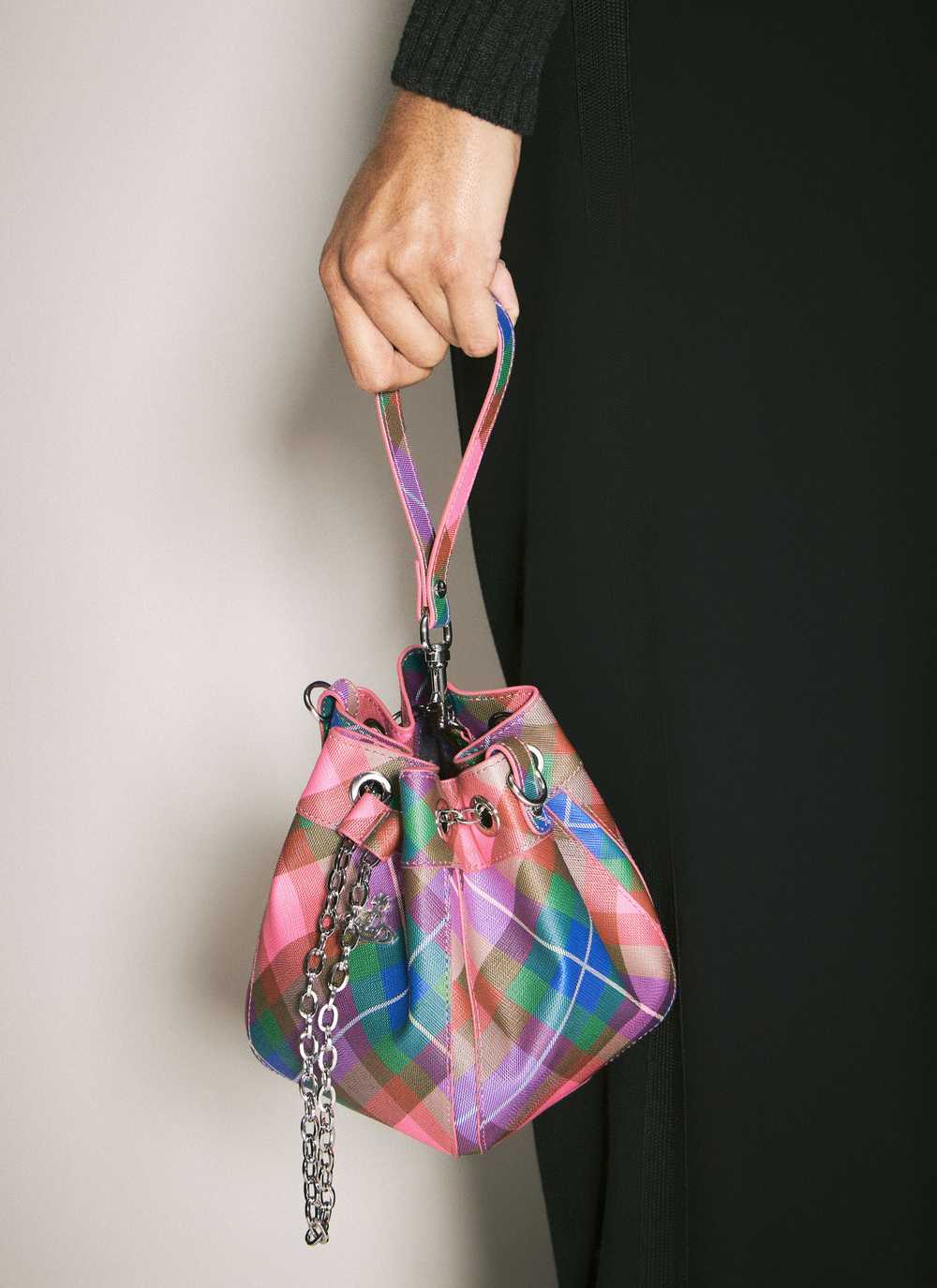 Vivienne Westwood Chrissy Small Bucket Bag - image 4