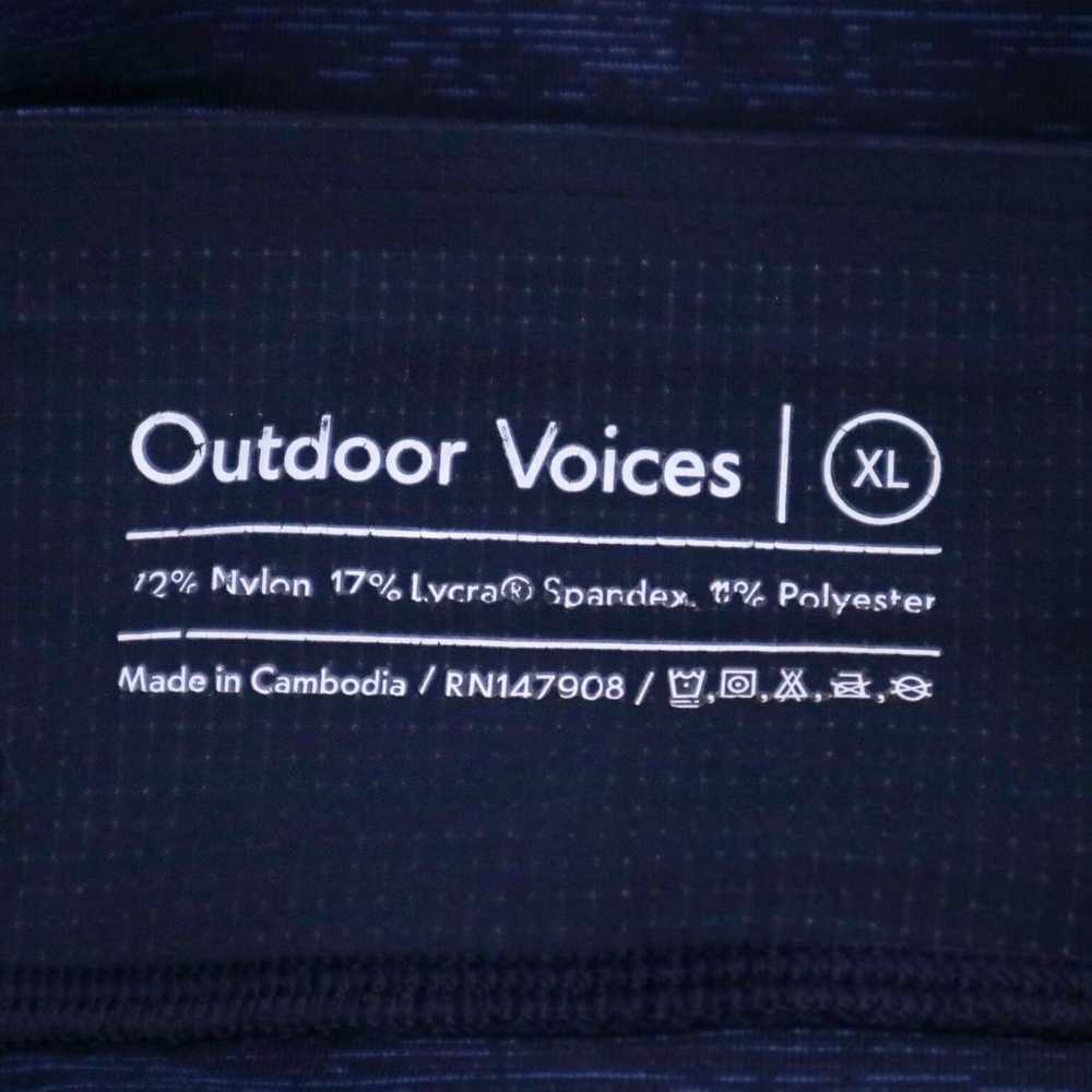 Outdoor Voices Cropped Color Block Blue TechSweat… - image 4