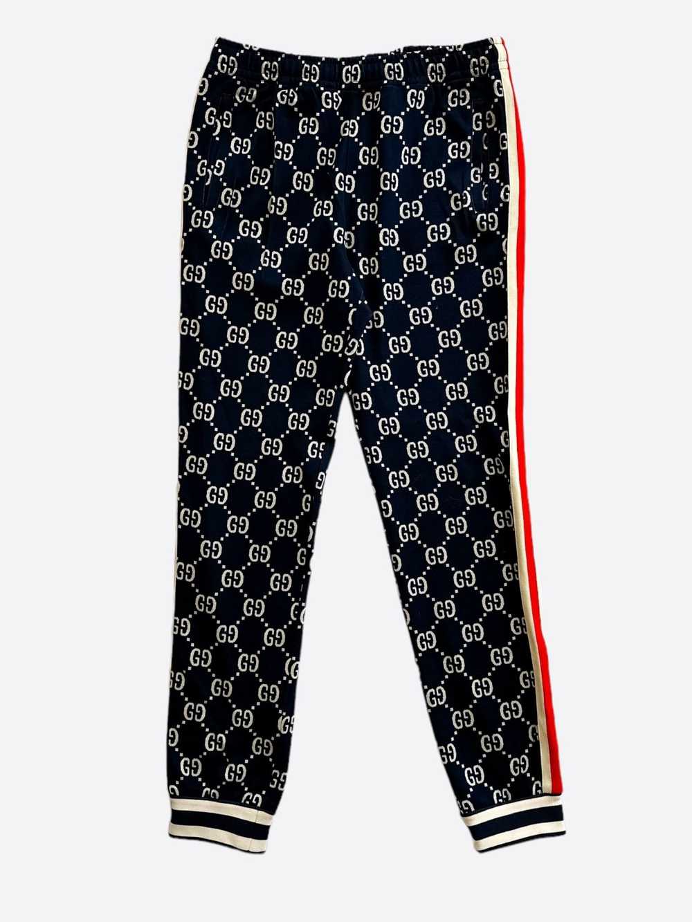 Gucci Gucci Blue & White GG Monogram Trackpant - image 1