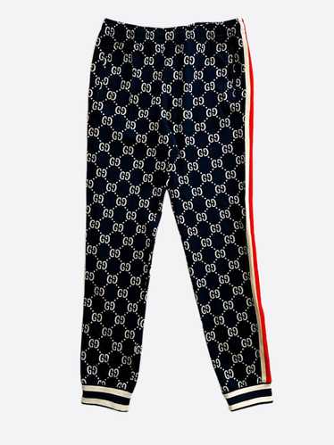 Gucci Gucci Blue & White GG Monogram Trackpant - image 1