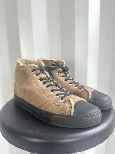 Maison Margiela Shearling Suede Hightop