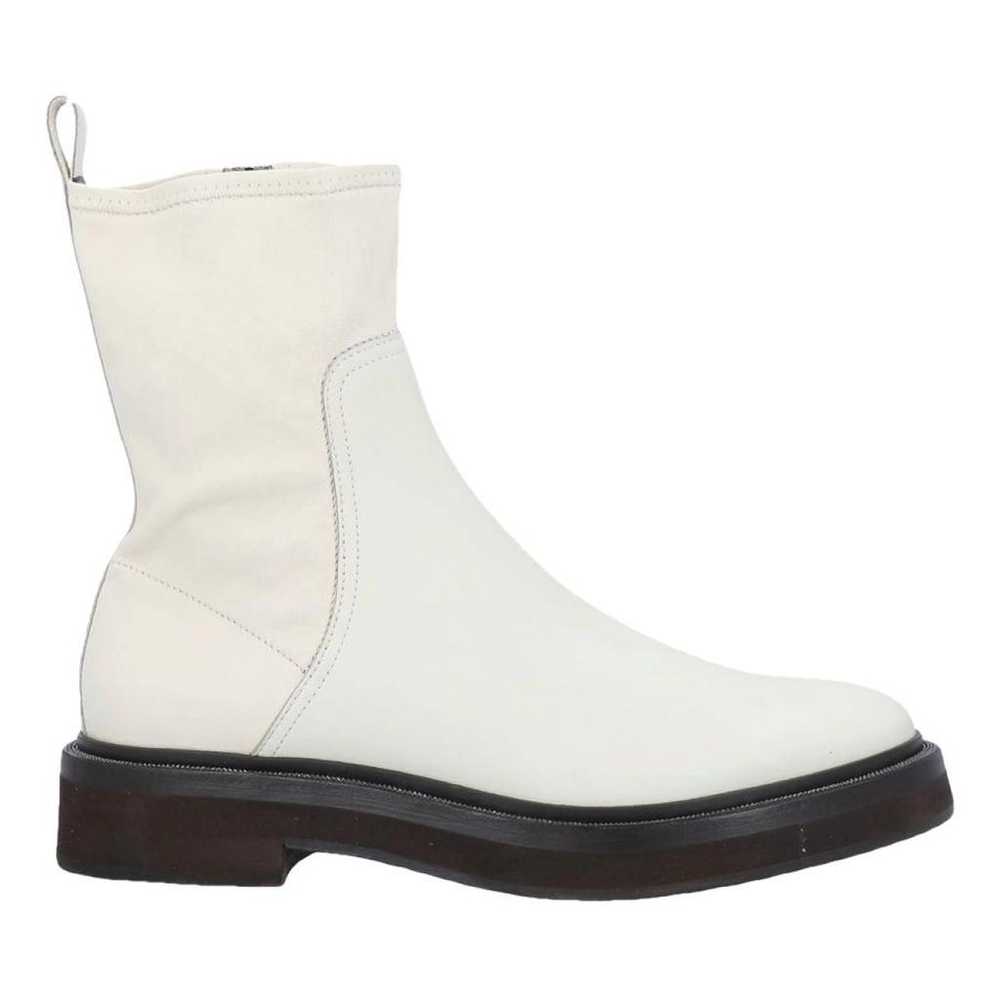 Brunello Cucinelli Leather biker boots - image 1