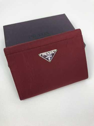 Prada Prada tessuto nylon trifold wallet