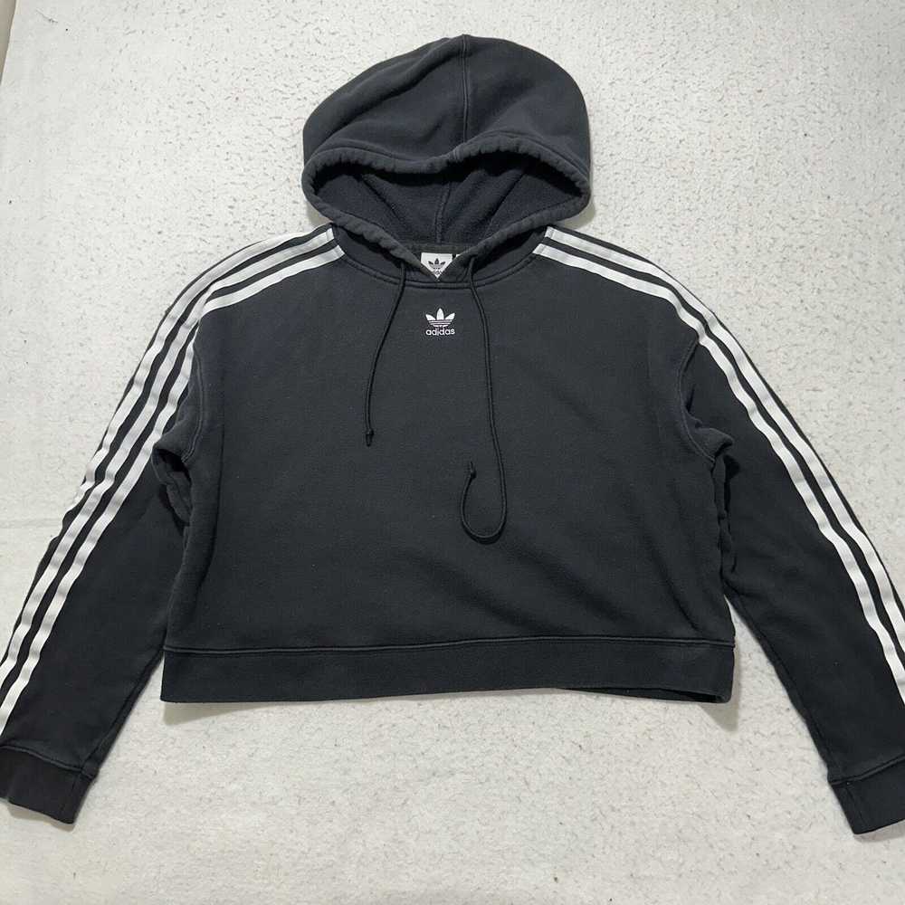 Adidas Adidas Originals Small Cropped Hoodie Blac… - image 1