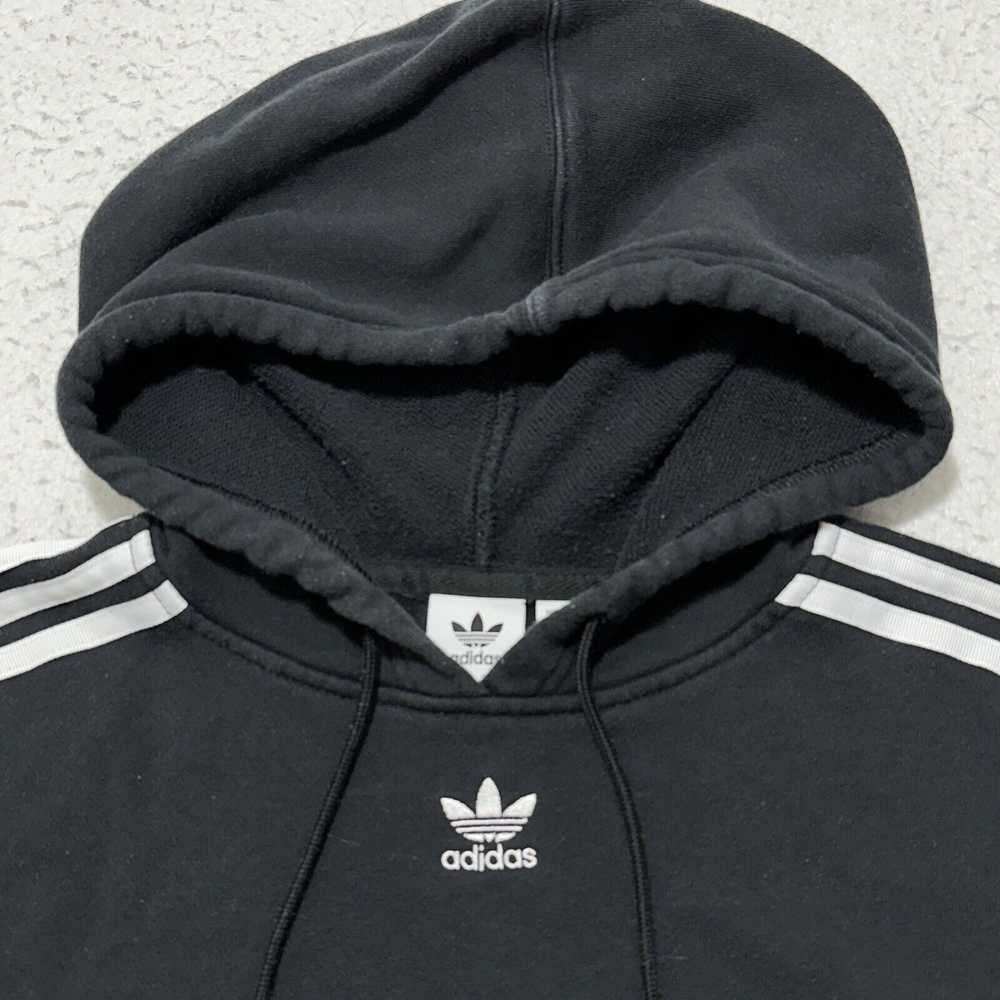 Adidas Adidas Originals Small Cropped Hoodie Blac… - image 2