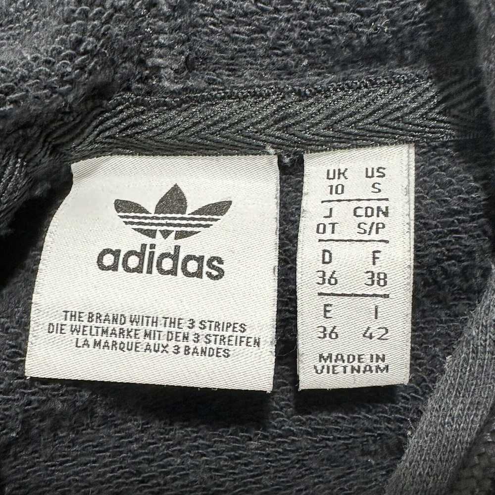 Adidas Adidas Originals Small Cropped Hoodie Blac… - image 3