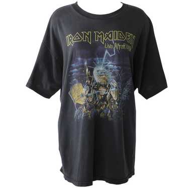 Vintage 90s Iron Maiden Oversized Boyfriend T Shi… - image 1