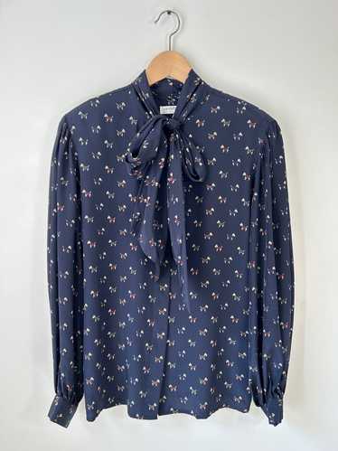 Liz Claiborne Vintage Scottie Dog Blouse (12) |…