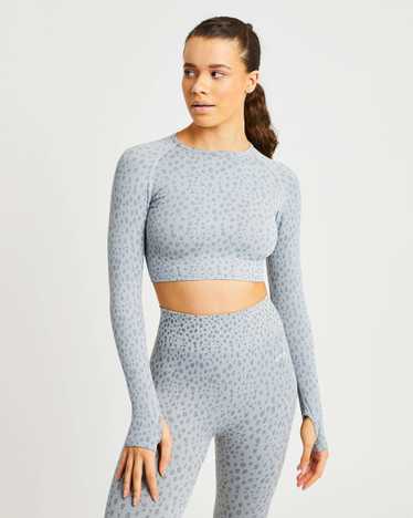 AYBL Evolve Speckle Seamless Long Sleeve Crop Top… - image 1