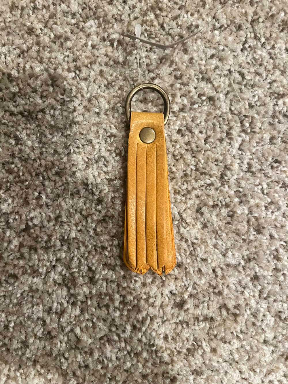 Portland Leather Tassel Keychain - image 3