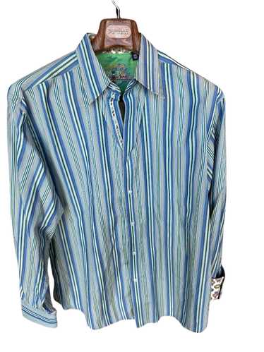 Robert Graham Robert Graham Long Sleeve Blue Strip