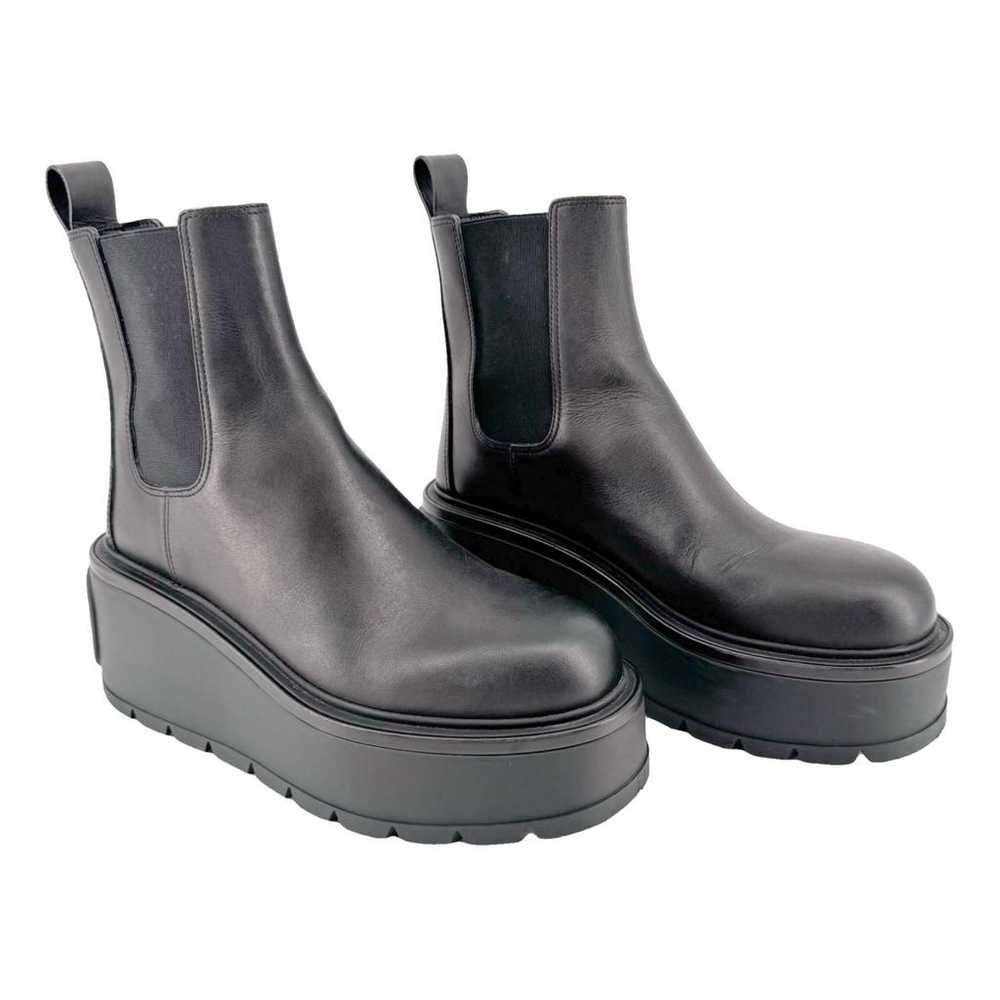 Valentino Garavani VLogo leather boots - image 1