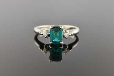 Emerald & Diamond Ring - image 1