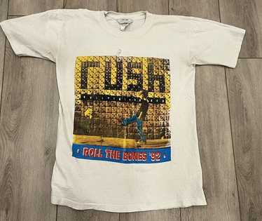 RUSH 90s VINTAGE Tシャツ ROLL THE BONES 1990's “RUSH” Roll The Bones S/S Vintage Printed T-shirt