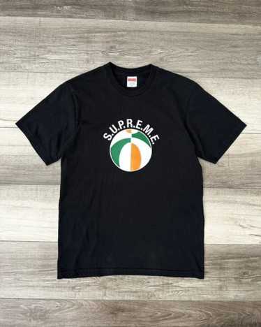 Supreme SS16 Beach Tee 黒 (Supremeステッカー付き) Supreme supreme beach tee - Gem