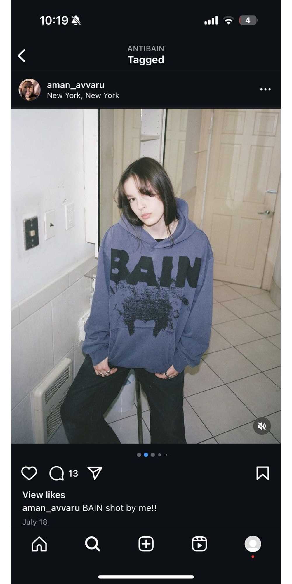 Streetwear Bain V2 Hoodie Purple - image 4