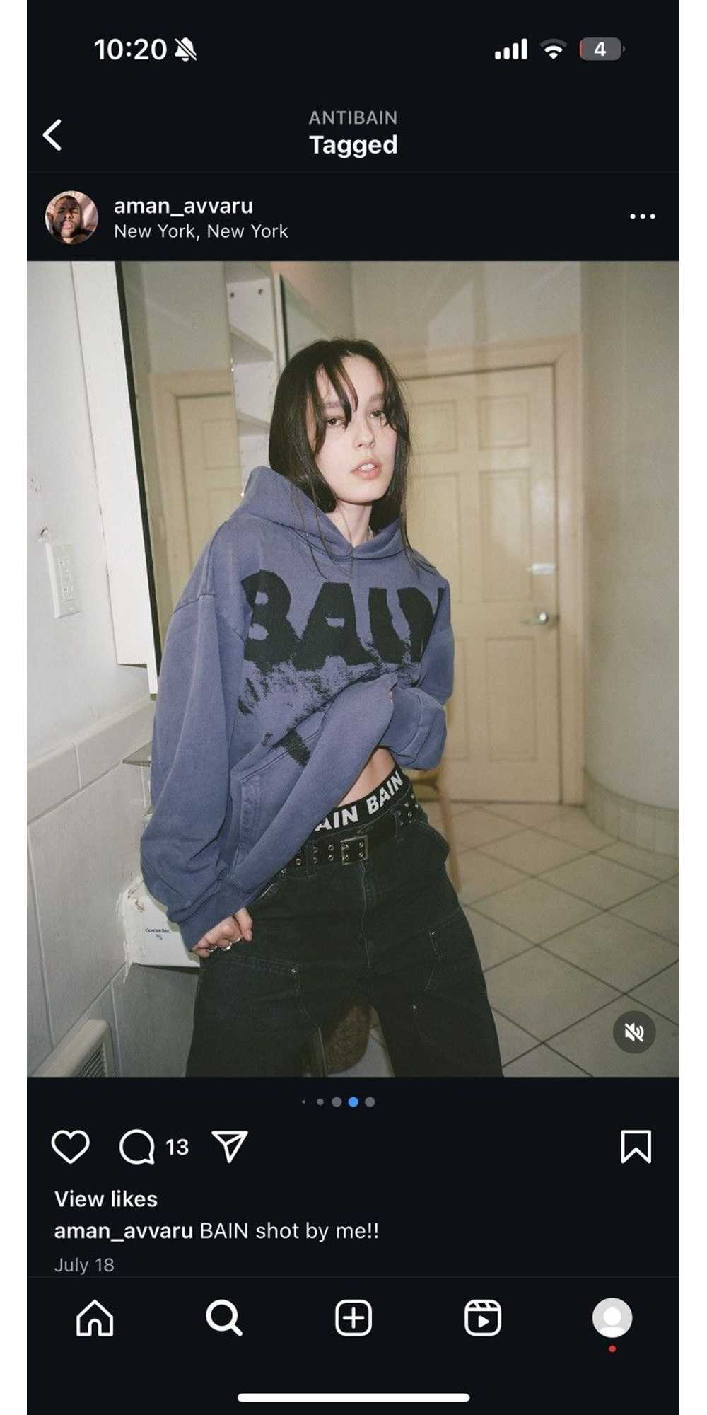 Streetwear Bain V2 Hoodie Purple - image 5