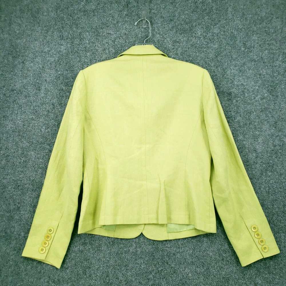 Talbots Talbots Blazer Womens 2 Lime Green Single… - image 2