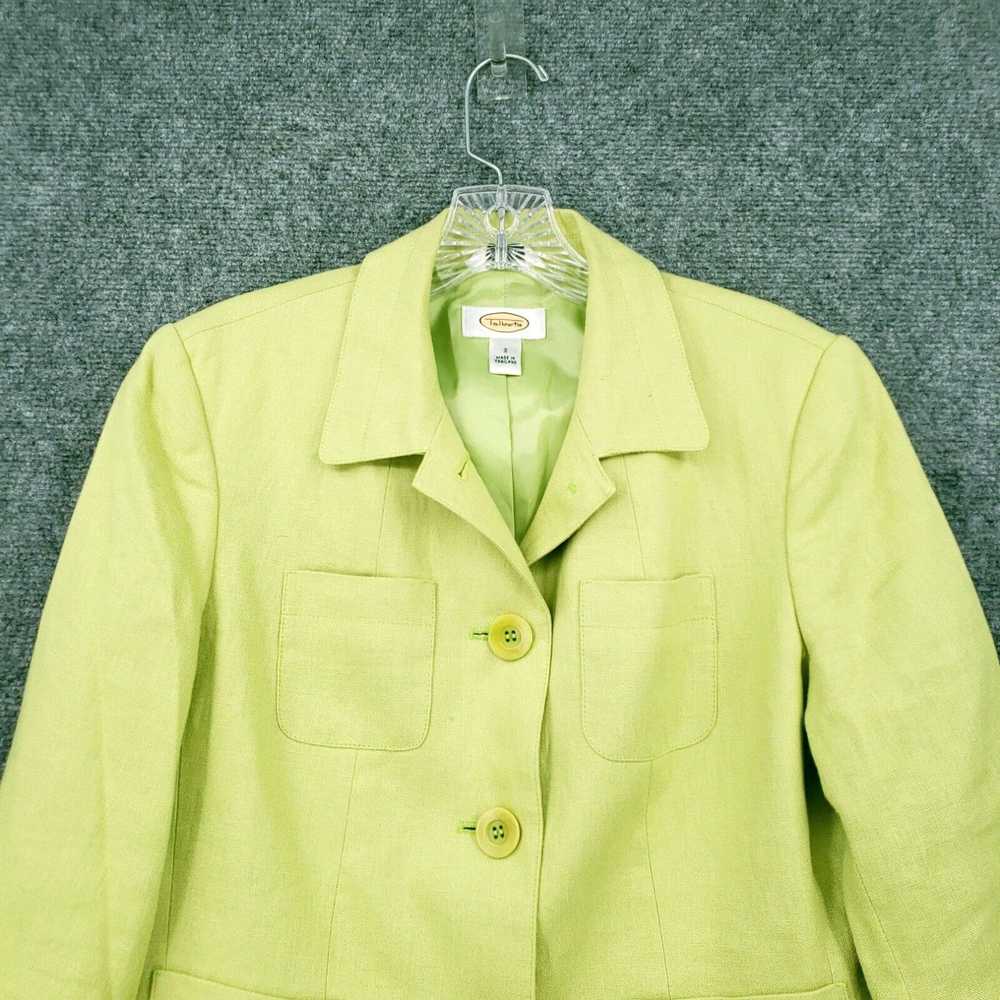 Talbots Talbots Blazer Womens 2 Lime Green Single… - image 3