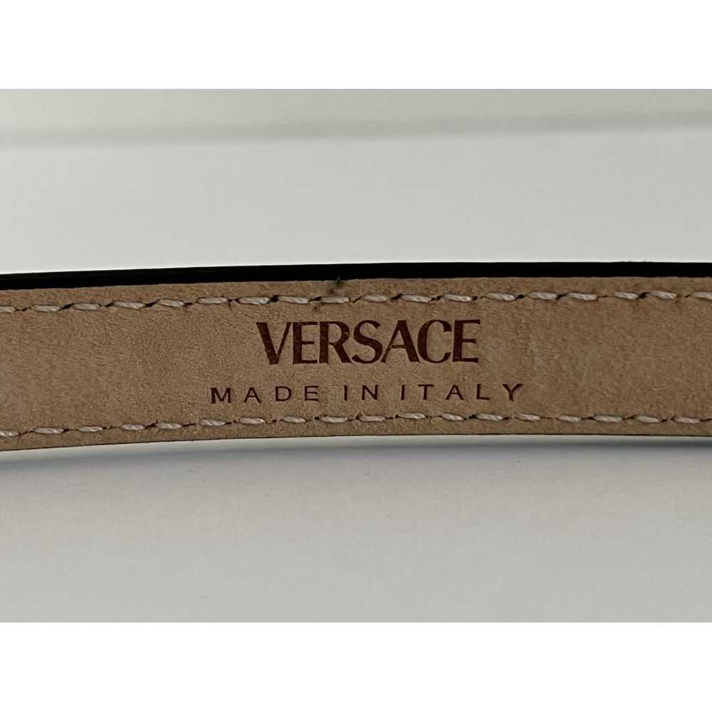 Versace Medusa leather belt - image 11