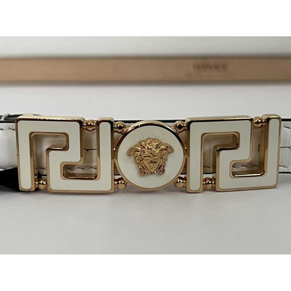 Versace Medusa leather belt - image 12