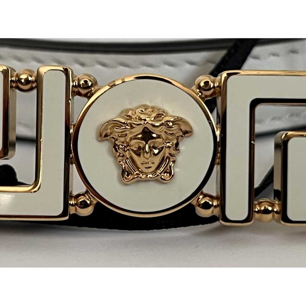 Versace Medusa leather belt - image 7