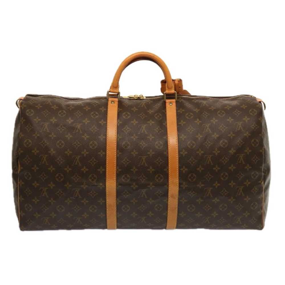 Louis Vuitton Keepall cloth travel bag - image 2