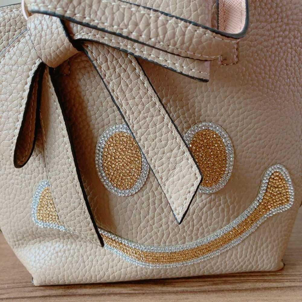 Beige Smile Mark Handbag - image 7