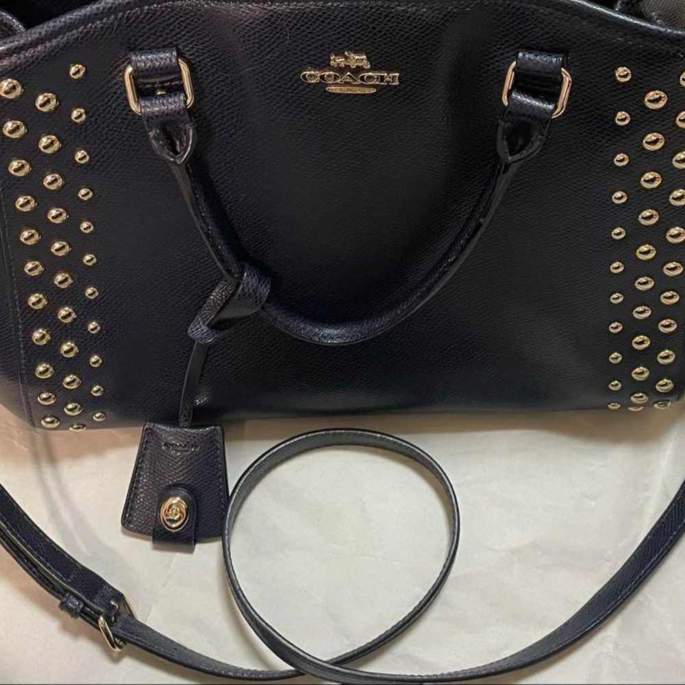 Coach Studs Small Margot 2way Bag - image 7