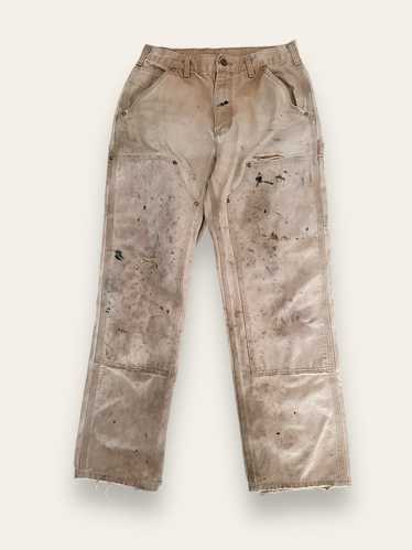 Vintage Carhartt Thrashed Canvas Pants W:28