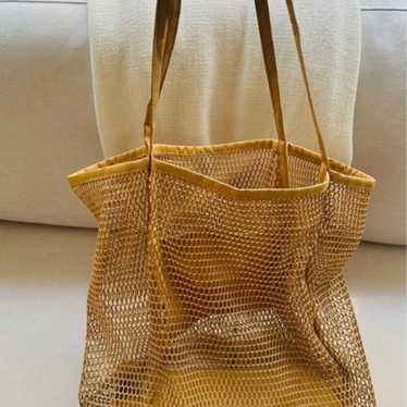 Beach/pool tote - beige/brown - image 1