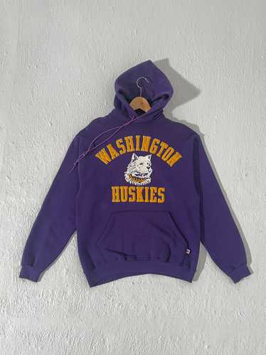 Washington Huskies 1980s Russell Hoody Sz. L