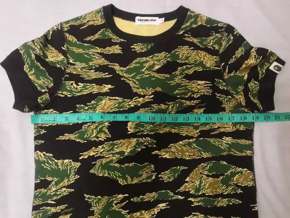 Bape A BATHING APE BAPE Camo Sweatshirt Short Sle… - image 10