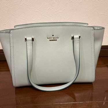 Kate Spade Light Blue Leather Bag