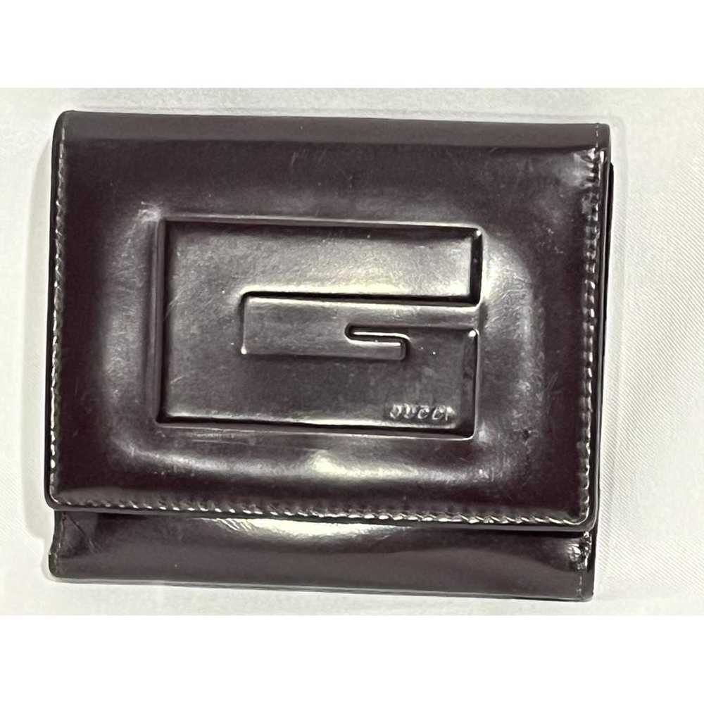 Gucci Interlocking patent leather clutch - image 4