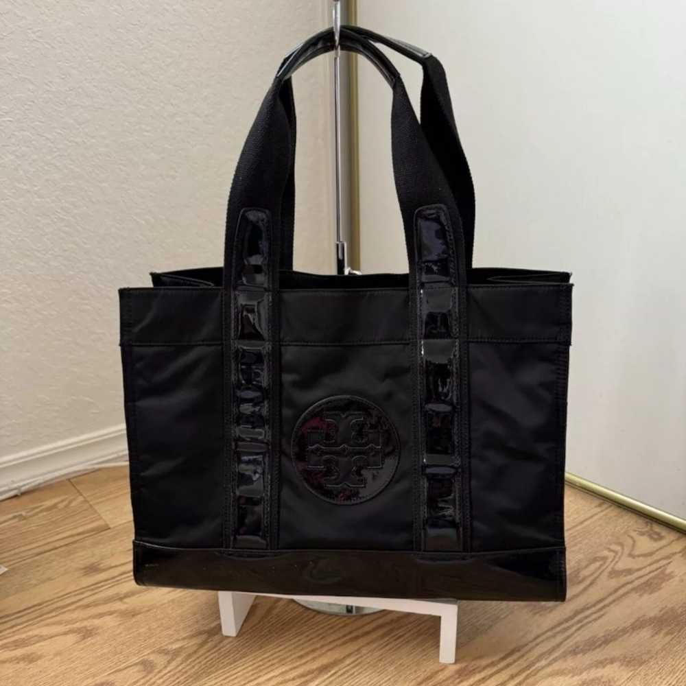 Tory Burch Ella Patent Tote Bag Large Big Logo Sh… - image 2