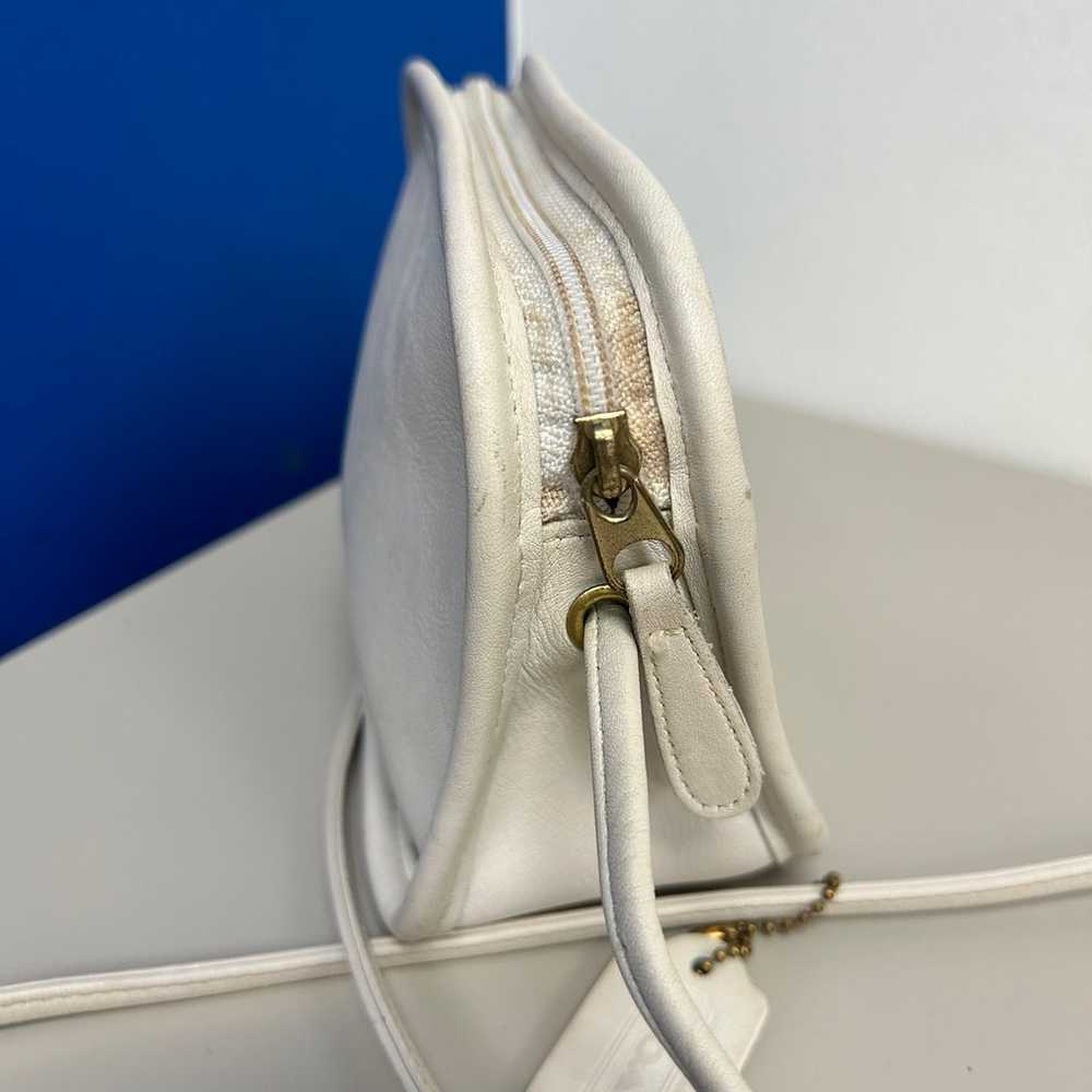 Vintage Coach Hadley White Ivory Mini Crossbody S… - image 5