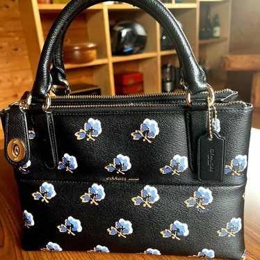 Coach bag with floral pattern, in excellent condi… - image 1