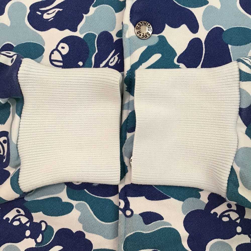 Bape BAPE Baby milo ABC camo blue Sweat varsity j… - image 5