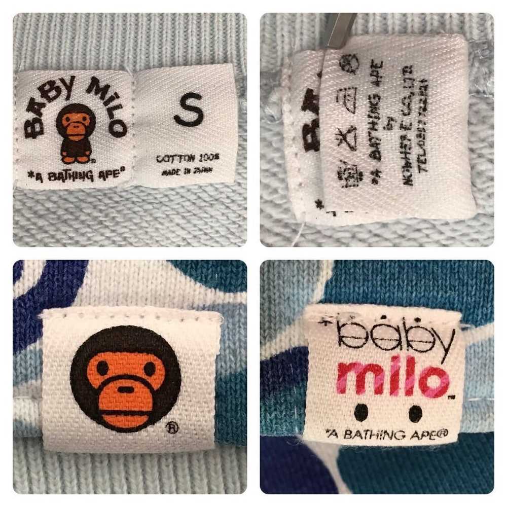 Bape BAPE Baby milo ABC camo blue Sweat varsity j… - image 8