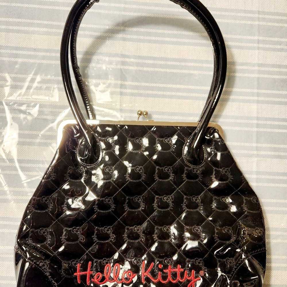 Hello Kitty Loungefly Black Vintage Purse and Wal… - image 4