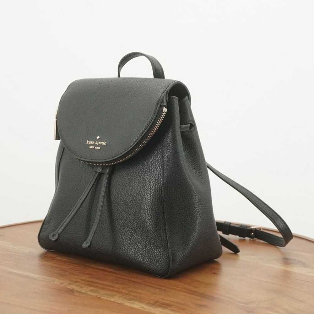 Kate Spade Womens Leila Medium Flap Backpack Blac… - image 1